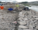 اجرای فاز پنجم عملیات ساماندهی خاکریزی دیوارگذاری و بهسازی رودخانه اشمک در خیابان استاد معین 